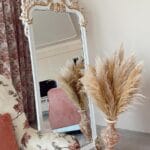 HÜRREM BOY AYNASI - BEYAZ ÜSTÜ ALTIN