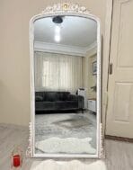 RİVA BOY AYNASI ( BEYAZ-GOLD )