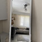 DORA BOY AYNASI – Beyaz Çerçeveli Lüks Tam Boy Dekoratif Ayna