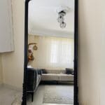 DORA BOY AYNASI – Siyah Çerçeveli Lüks Tam Boy Dekoratif Ayna