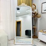 SHİNE BOY AYNASİ ( BEYAZ ÜSTÜ ALTIN )