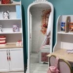 ZİRVE BOY AYNASI – Beyaz Çerçeveli Lüks Tam Boy Dekoratif Ayna